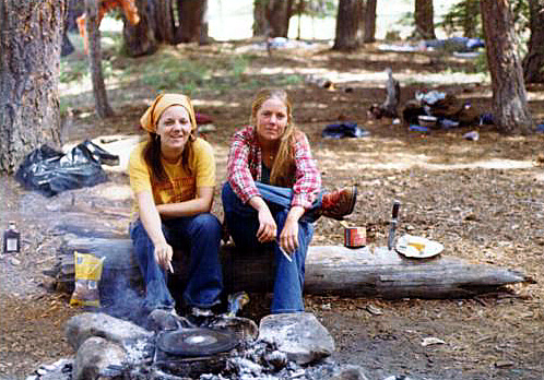Kathy and Kathy at the Kegger